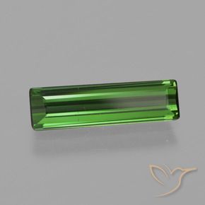 Tormalina Verde scuro naturale da 1.20 ct, Ottagonale / Taglio smeraldo, VS
