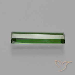 Tormalina Verde scuro naturale da 1.20 ct, Ottagonale / Taglio smeraldo, VS