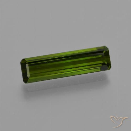Tormalina Verde medio naturale da 2.36 ct, Ottagonale / Taglio smeraldo, VVS-VS