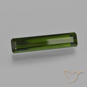 Tormalina Verde scuro naturale da 2.85 ct, Ottagonale / Taglio smeraldo, VVS-VS