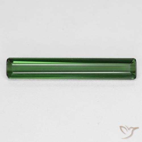 2.01ct Naturale Verde scuro Tormalina, Taglio smeraldo, VS