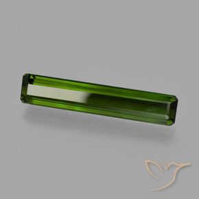 Tormalina Verde scuro naturale da 2.83 ct, Ottagonale / Taglio smeraldo, VVS-VS