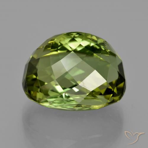 Tormalina Verde foresta naturale da 24.08 ct, Ovale, VVS