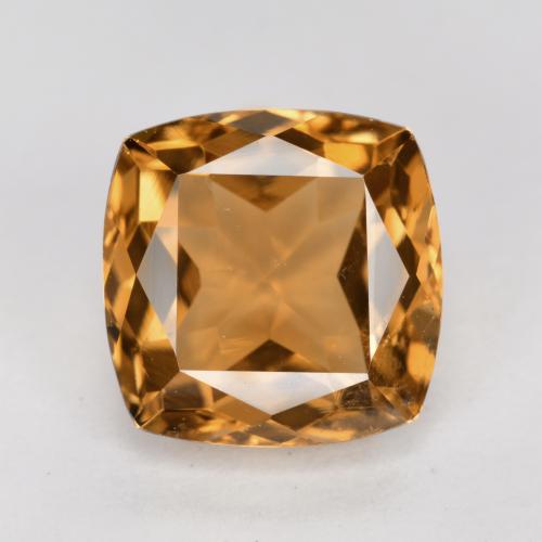 Tormalina marrone dorato naturale da 2,87 ct, taglio a cuscino, VS