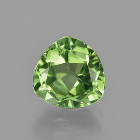 Tormalina verde foresta naturale da 1,86 ct, trillion, VS