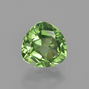 Tormalina verde foresta naturale da 1,86 ct, trillion, VS
