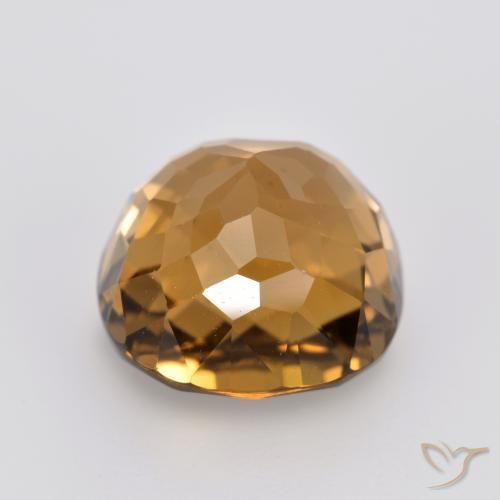Tormalina Marrone Cedro Chiaro naturale da 4.06 ct, Cuscino, VVS