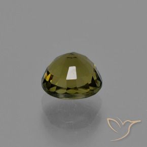 Tormalina Verde caldo naturale da 1.30 ct, Ovale, VS
