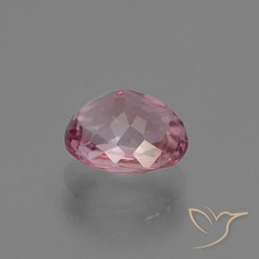 Tormalina magenta medio naturale da 1,43 ct, taglio ovale, VS