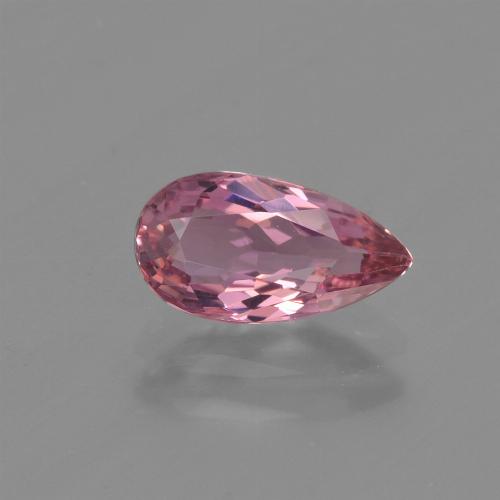 Tormalina Rosa hot naturale da 1.08 ct, Forma a pera, VVS