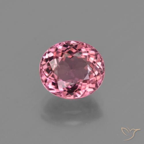 2.02ct Naturale rosa magenta Tormalina, Ovale, VS
