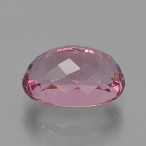 Tormalina Rosa scuro naturale da 3.39 ct, Taglio ovale, VS