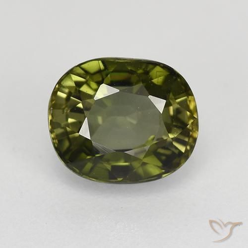 Tormalina Verde foresta naturale da 1.09 ct, Ovale, VS