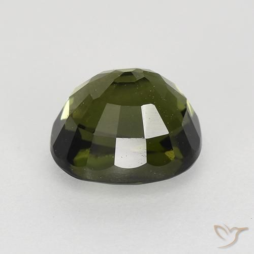 Tormalina Verde foresta naturale da 1.09 ct, Ovale, VS