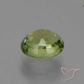 Tormalina Verde foresta naturale da 1.23 ct, Ovale, VS