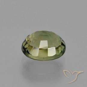 Tormalina Verde caldo naturale da 1.17 ct, Ovale, VVS