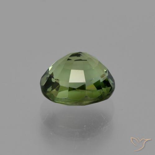 Tormalina Verde scuro naturale da 1.13 ct, Ovale, VVS
