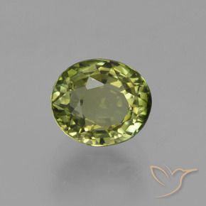 Tormalina Verde foresta naturale da 1.14 ct, Ovale, VVS