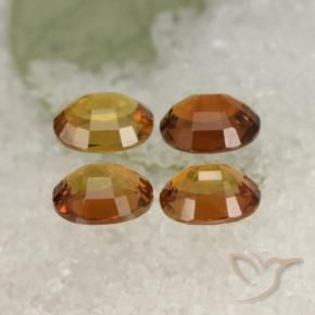 Gemme di Tormalina Marrone dorato naturale da 1.87 ct, Ovale, VVS-VS