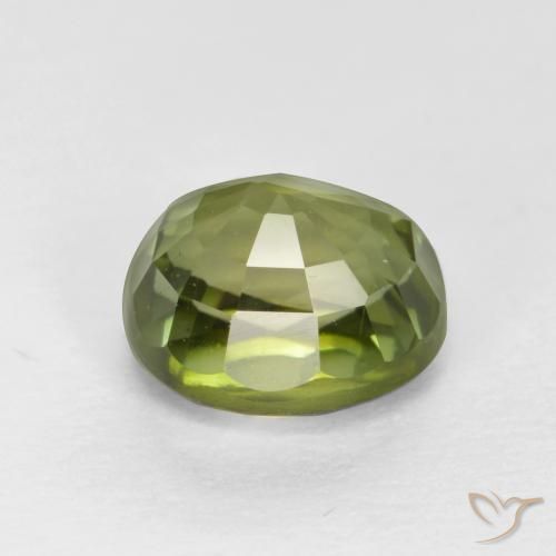 Tormalina Verde scuro naturale da 0.98 ct, Ovale, VS