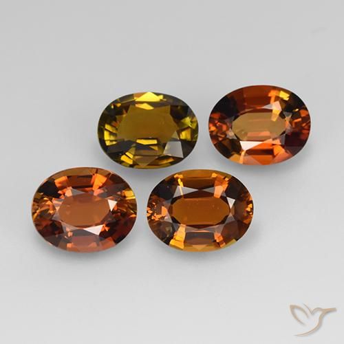 Gemme di Tormalina Marrone terroso naturale da 3.01 ct, Ovale, VS