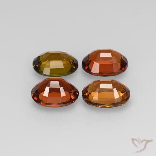 Gemme di Tormalina Marrone terroso naturale da 3.01 ct, Ovale, VS