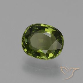 Tormalina Alghe Verdi naturale da 1.10 ct, Ovale, VS