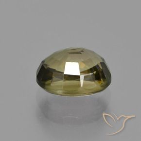 Tormalina Marrone chiaro naturale da 1.34 ct, Ovale, VVS-VS