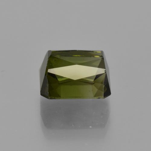 Tormalina Verde scuro naturale da 3.18 ct, Ottagonale / Taglio smeraldo, VS-SI