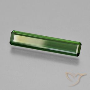 Tormalina Verde scuro naturale da 1.56 ct, Ottagonale / Taglio smeraldo, VS