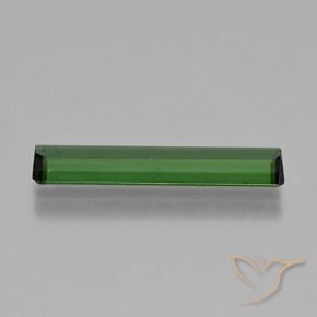 Tormalina Verde scuro naturale da 1.56 ct, Ottagonale / Taglio smeraldo, VS