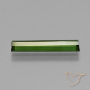 Tormalina Verde scuro naturale da 1.75 ct, Ottagonale / Taglio smeraldo, VVS-VS