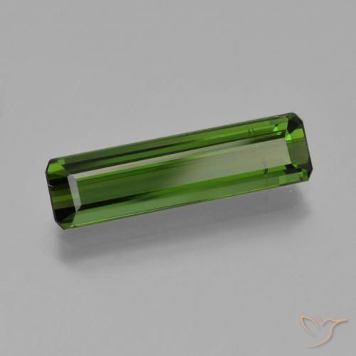 Tormalina Verde scuro naturale da 2.11 ct, Ottagonale / Taglio smeraldo, VS-SI