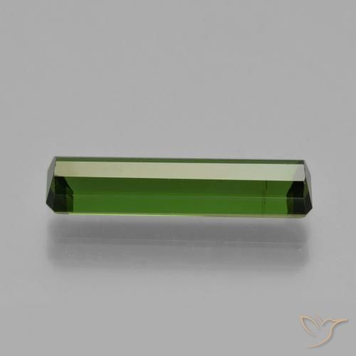 Tormalina Verde scuro naturale da 2.11 ct, Ottagonale / Taglio smeraldo, VS-SI