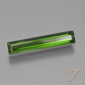 Tormalina Verde scuro naturale da 2.40 ct, Ottagonale / Taglio smeraldo, VVS-VS