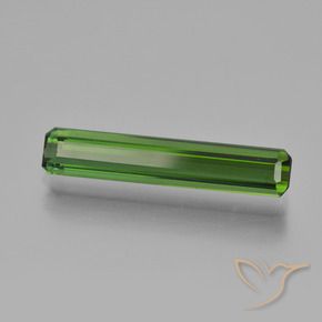 Tormalina Verde scuro naturale da 2.20 ct, Ottagonale / Taglio smeraldo, VVS