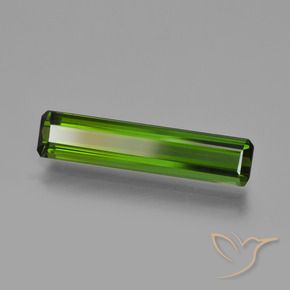 Tormalina Verde scuro terroso naturale da 2.33 ct, Ottagonale / Taglio smeraldo, VS