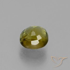 Tormalina oro terroso naturale da 0.81 ct, Ovale, VS-SI