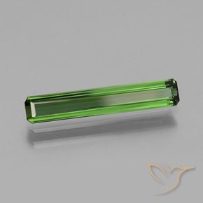 Tormalina Verde terroso naturale da 1.40 ct, Ottagonale / Taglio smeraldo, VVS