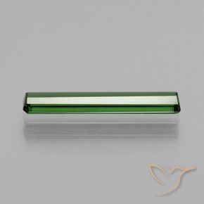 Tormalina Verde terroso naturale da 1.40 ct, Ottagonale / Taglio smeraldo, VVS