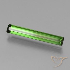 Tormalina Verde scuro naturale da 1.54 ct, Ottagonale / Taglio smeraldo, VVS