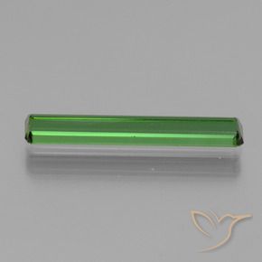 Tormalina Verde scuro naturale da 1.54 ct, Ottagonale / Taglio smeraldo, VVS
