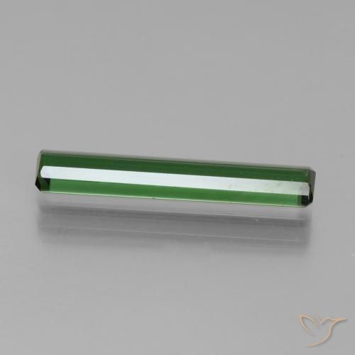 Tormalina Verde medio naturale da 1.58 ct, Ottagonale / Taglio smeraldo, VVS