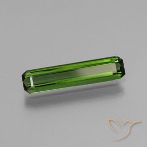 Tormalina Verde terroso naturale da 1.54 ct, Ottagonale / Taglio smeraldo, VVS-VS