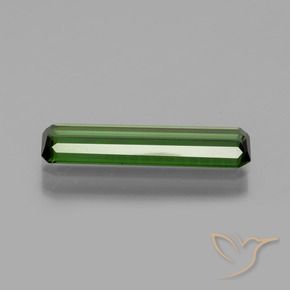 Tormalina Verde terroso naturale da 1.54 ct, Ottagonale / Taglio smeraldo, VVS-VS