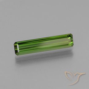 Tormalina Verde medio naturale da 1.54 ct, Ottagonale / Taglio smeraldo, VVS-VS