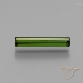 Tormalina Verde medio naturale da 1.54 ct, Ottagonale / Taglio smeraldo, VVS-VS