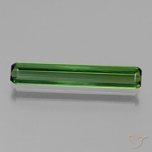 1.54ct Naturale Verde medio Tormalina, Taglio smeraldo, VVS