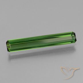 Tormalina Verde medio naturale da 1.54 ct, Ottagonale / Taglio smeraldo, VVS