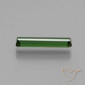 Tormalina Verde scuro naturale da 1.50 ct, Ottagonale / Taglio smeraldo, VS-SI
